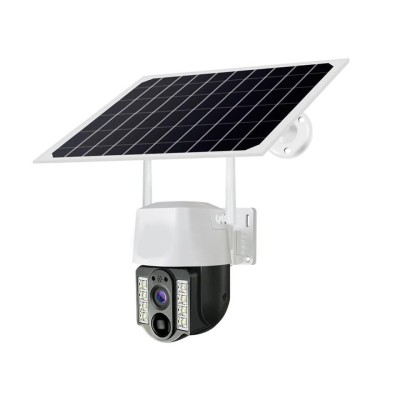 Camera de supraveghere cu panou solar, WIFI, 4G, 4MP foto