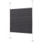 Jaluzea pliabila din tesatura de poliester Whimlets, Zi/Noapte, L 90 cm x H 130 cm, gri antracit, montare cu clema, fara gaurire, pentru ferestre si u