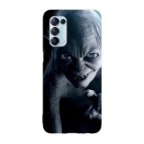Husa compatibila cu Oppo A54 5G, Viceversa, model Gollum The lord of the rings, Silicon, TPU, Transparent, Carcasa