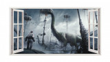 Cumpara ieftin Sticker decorativ cu Dinozauri, 85 cm, 4246ST