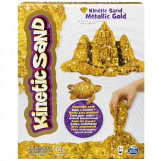 Nisip kinetic metale si minerale stralucitoare Auriu - Kinetic Sand foto