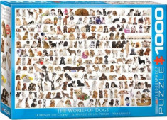 Puzzle Eurographics - 1000 de piese - The World of Dogs foto