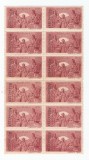 *Romania, Lot 455 cu 18 timbre fiscale de ajutor, 1942, MNH
