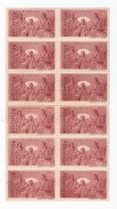 *Romania, Lot 455 cu 18 timbre fiscale de ajutor, 1942, MNH