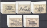 URSS RUSIA 1987 ISTORIA POSTEI RUSESTI SERIE MNH