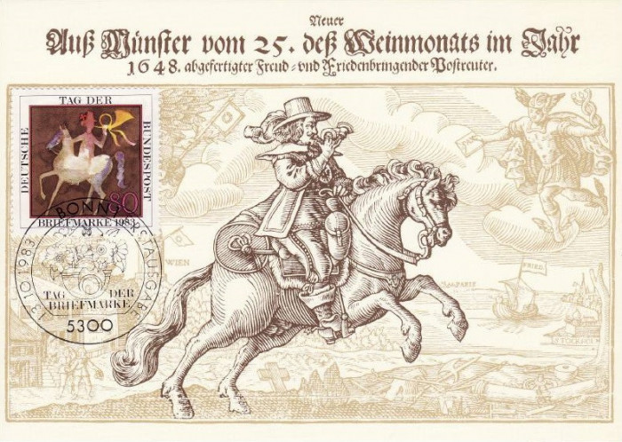 C4107 - Germania 1983 carte postala maxima