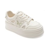 Pantofi sport GRYXX albi, 66027, din piele naturala