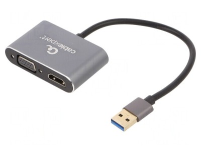 Adaptor USB 3.0 HDMI la VGA foto