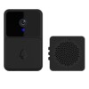 Sonerie inteligenta ZYTEQ cu camera video, Wi-Fi, vedere nocturna, audio bidirectional, stocare cloud, app control, acumulator, neagra