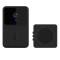 Sonerie inteligenta ZYTEQ cu camera video, Wi-Fi, vedere nocturna, audio bidirectional, stocare cloud, app control, acumulator, neagra