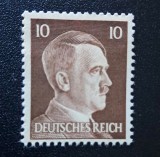 Germania Al Treilea Reich 1941 Seria Uzuală "Adolf Hitler 10 Pfennig" (Timbru Individual MNH, Stare Impecabilă) - TG1