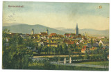 5035 - SIBIU, Panorama, Romania - old postcard - used - 1914, Circulata, Printata
