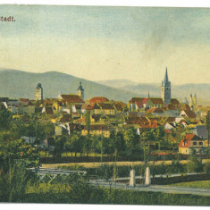 5035 - SIBIU, Panorama, Romania - old postcard - used - 1914