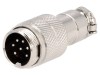 Mufă Microfon 7 Pin Drept pe Cablu