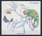 Somalia 2001 - Cameleon, fluturi, colita neuzata
