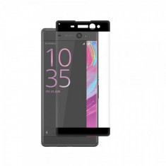 Folie protectie sticla securizata curbata pentru SONY XPERIA XA Ultra, negru foto