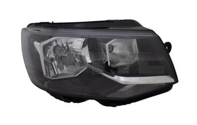 Far VW Transporter/Multivan (T6), 04.2015-, partea Dreapta, cu lumina de zi; H4+P21W+PY21W+W5W; electric; cu motor, TYC foto