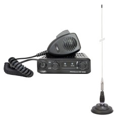 Kit Statie radio CB PNI Escort HP 2020 un singur canal 22 cu antena CB PNI ML100 cu magnet