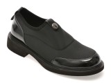 Pantofi IMAGE negri, 4508, din material textil