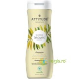 Sampon pentru Par Gras cu Frunze de Lamaie si Ceai Alb Super Leaves 473ml