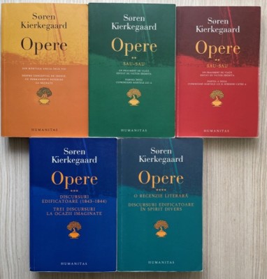 Soren Kierkegaard, Opere, 5 volume foto