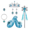Set de Joacă Fete, Pantofi și Accesorii de Prințesă, 6 Piese, Albastru, Plastic, Oem