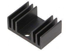 Radiator TO220 Negru 20x29x12mm foto