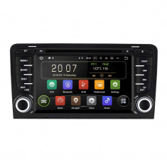 Navigatie Auto Multimedia cu GPS Android 10 Audi A3 S3 (2002 - 2013), 2GB RAM +16GB ROM, Internet, 4G, Aplicatii, Waze, Wi-Fi, USB, Bluetooth, Mirrorl
