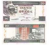 Hong Kong 20 Dolari 2002 P-202d UNC