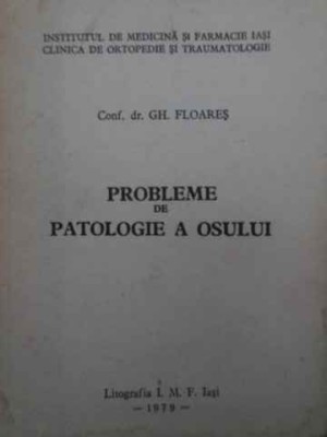 PROBLEME DE PATOLOGIE A OSULUI-GH. FLOARES-114974 foto