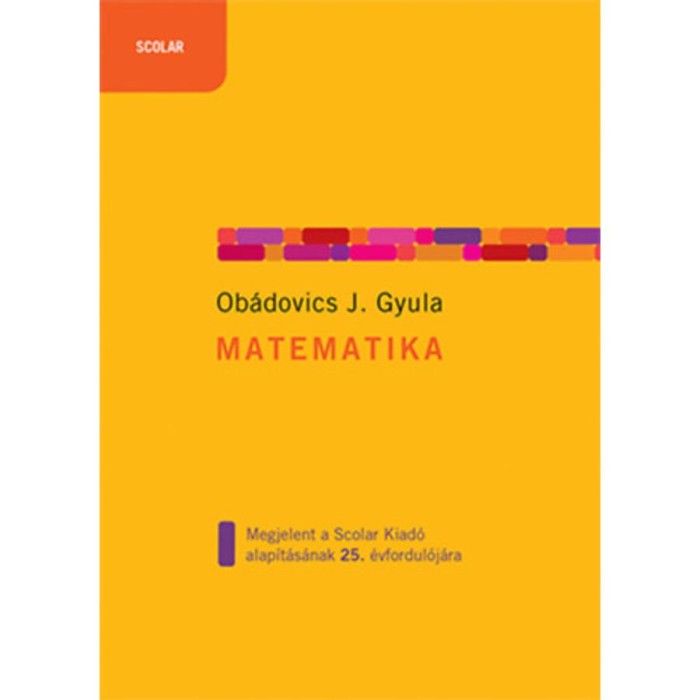 Matematika - Ob&aacute;dovics J. Gyula