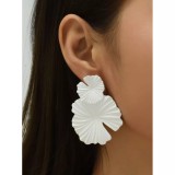 Cumpara ieftin Cercei Floare Alba, Pure Flower - 66424