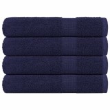 Gossi prosoape de sauna, frogn, 4 buc., albastru marin, 80x200 cm, 360 g/m2
