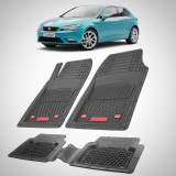 Cumpara ieftin Covorase Seat Leon Hatchback 3 Usi Compatibile 2013-2017 | Black