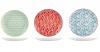 Set 3 farfurii colorate HH, 27 cm - RESIGILAT