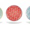 Set 3 farfurii colorate HH, 27 cm - RESIGILAT