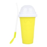 Cumpara ieftin Pahar pentru preparare bautura racoritoare smoothie, granita, slush, DIY in 5 minute - Frozen Magic Slushy Cup, 210 ml, Galben