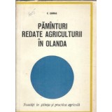 Pamanturi redate agriculturii in Olanda - V. Chiriac