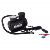 Compresor auto 12 V, 3 Accesorii incluse, 20.7 bari, Alimentare de la bricheta auto, Verk, Negru