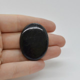 Cabochon turmalina negra 39x30x5mm c49, Stonemania Bijou