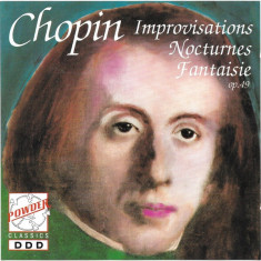 CD Chopin/ Ida Czernovsky ‎– Improvisations / Nocturnes , muzica clasica