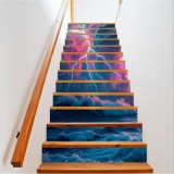 Sticker decorativ pentru scari interioare, print autoadeziv de inalta rezolutie, dimensine 200 x 124 cm, cod: AVX-STAIRS-02, AVEX