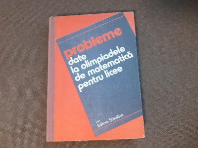 IOAN V MAFTEI PROBLEME DATE LA OLIMPIADELE DE MATEMATICA PENTRU LICEE D M BATINETU ...RF10/2 foto