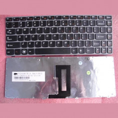 Tastatura laptop noua LENOVO Ideapad Z450 Z460 Z460A Z460G GRAY FRAME BLACK