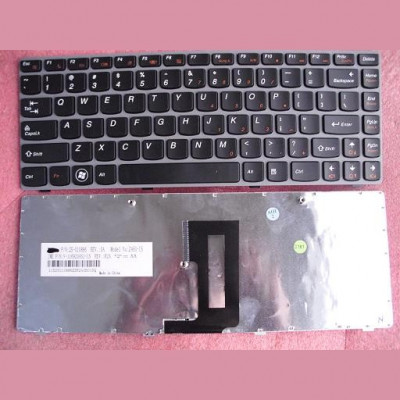 Tastatura laptop noua LENOVO Ideapad Z450 Z460 Z460A Z460G GRAY FRAME BLACK foto
