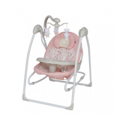 Leagan 2 in 1 cu conectare la priza Mia Stella Pink