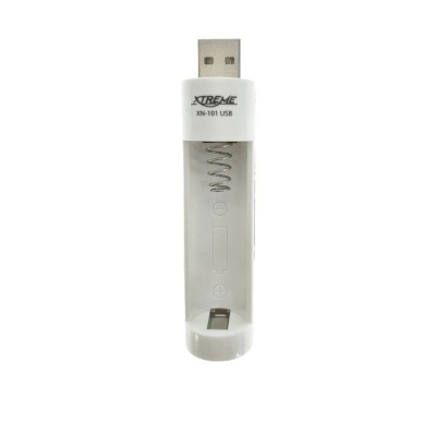 Incarcator USB , XN-101, pentru acumulator tip AA si AAA - Alb foto