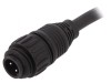 Conector circular 4 pini ECOMATE cabluri