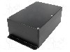 Carcasa aluminiu, 146mmx222mmx82mm, IP67, GAINTA - G125MFBK-IP67
