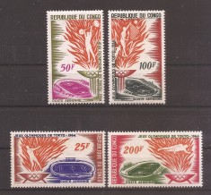 Congo 1964 - J.O. Tokyo, Japonia, serie+colita, PA, MH (vezi descrierea)